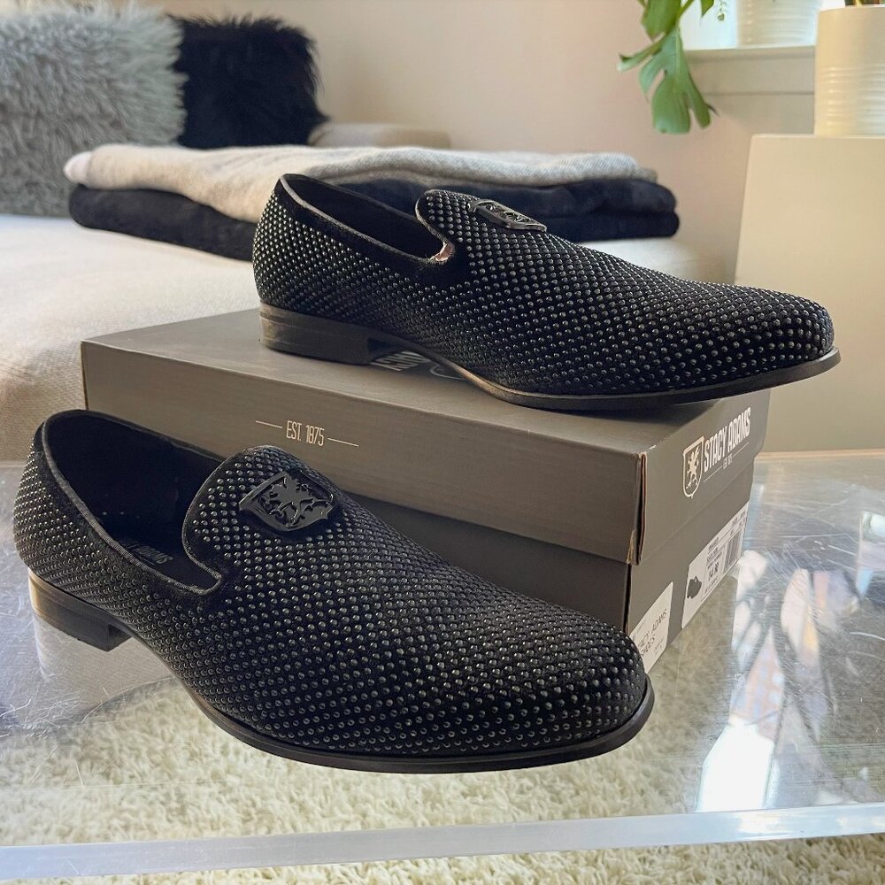 Stacy Adams & Co. Swagger Studded Slip On - Size 14